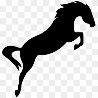 Png File Svg - Horse Silhouette Jumping, Transparent Png