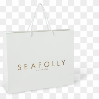 Paperpak Gallery Seafolly Branded Paper Bag With Rope, HD Png Download