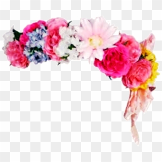 Headband Flowerband Floral Flowers Flowercrown Sticker, HD Png Download