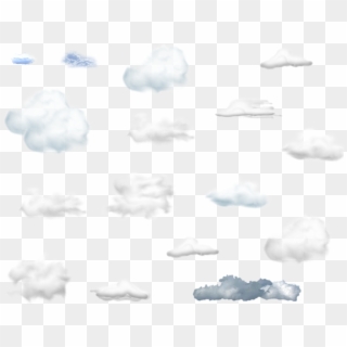 Cloud Close Look Transparent Png Eleven - Monochrome, Png Download