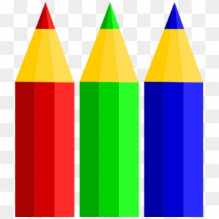 Color Pencils Clip Art Free Vector - Color Clipart, HD Png Download