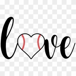 When You Think It's Baseball, But It's Love - Baseball Heart Png, Transparent Png