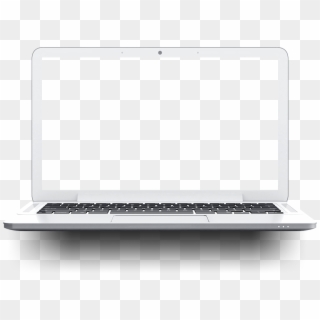 White Laptop Png, Transparent Png