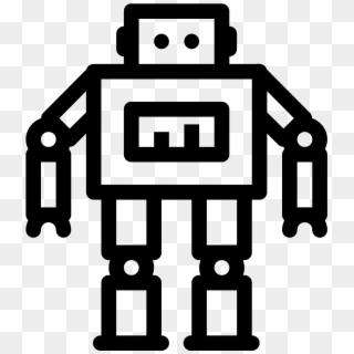 1600 X 1600 6 - Robot Black And White Png, Transparent Png