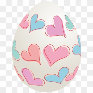 Hearts Png Clipart Picture, Is Available For Free - Heart And Easter Eggs, Transparent Png