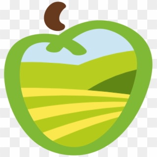 Cropped Food Lens Apple Logo - Sign, HD Png Download