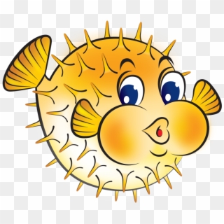 Puffer Fish Png Clipart 830×689 - Puffer Fish Clipart, Transparent Png