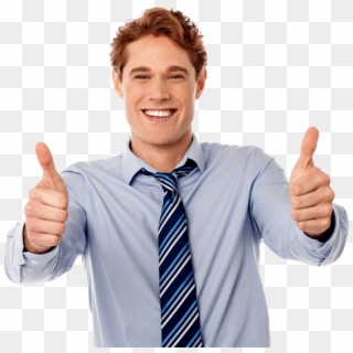 Free Png Download Men Pointing Thumbs Up Png Images - Man With Thumbs Up Png, Transparent Png