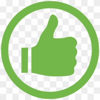 Green Thumbs Up - Good Png, Transparent Png
