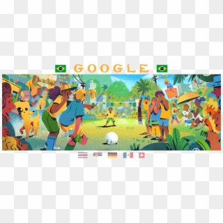 Google Doodle World Cup 2018 Day 4, HD Png Download