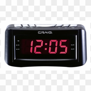 Dual Alarm Clock Pluspng - Radio Clock, Transparent Png