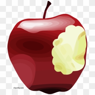Jpg Library Library Transparent Apples Bitten - Bitten Apple Png, Png Download