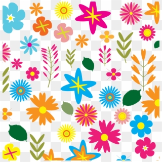 Big Image - Floral Background Clipart Png, Transparent Png