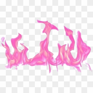 Fire Pink Pinkfire Grunge Flames Cute Aesthetic Tumblr - Flame Png Free Download, Transparent Png