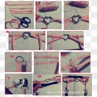 Awesome Pastel Goth Heart Garter Diy Tutorial ^^ - Metalworking Hand Tool, HD Png Download
