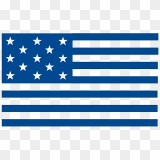 Federal Services Link - All Blue Usa Flag, HD Png Download