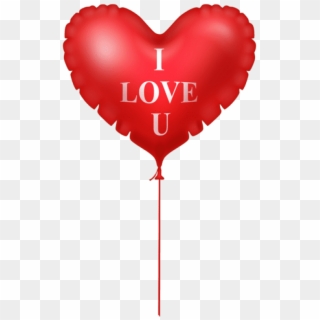 Free Png Download I Love You Heart Balloon Png Images - Love Heart Balloon Png, Transparent Png