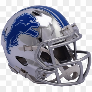 Image - Detroit Lions Chrome Helmet, HD Png Download