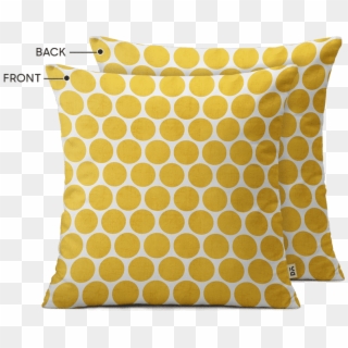 Dailyobjects Yellow Polka Dots 18 Cushion Cover Buy - Honeycomb Print Shirt, HD Png Download