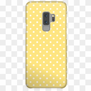 Yellow And White Dots Case Galaxy S9 Plus - Polka Dot, HD Png Download