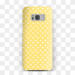 Yellow And White Dots Case Galaxy S8 - Mobile Phone, HD Png Download