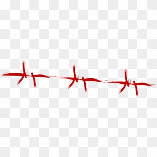 Barbed Wire Protection Blood - Barbed Wire, HD Png Download