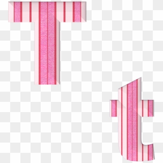Abc Alphabet T Fabric Stripes 732859 - Letra De Tecido Png, Transparent Png
