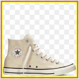 Awesome Chuck Taylor All Star Washed Converse Shoes - Converse High Top Egret, HD Png Download