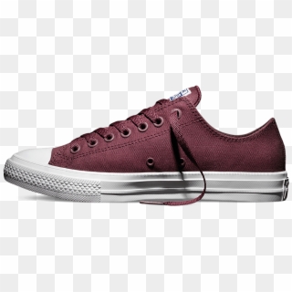 Converse Chuck Taylor All Star Ii Low 'bordeaux' Medial, HD Png Download