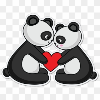 Png Panda - Panda Love Png, Transparent Png