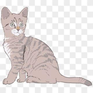 Kitten Clipart Public Domain - Clip Art Of Kitten, HD Png Download
