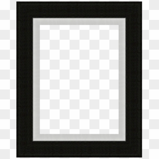 Flat Black Brushed Silver - Picture Frame, HD Png Download