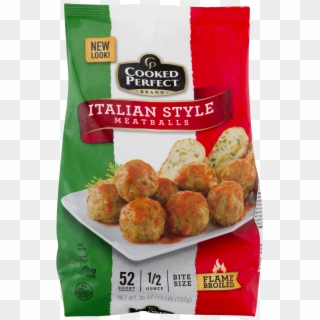 Cooked Perfect Italian Style Bite Size Meatballs, 52 - Cooked Perfect Italian Style Meatballs 26 Oz, HD Png Download