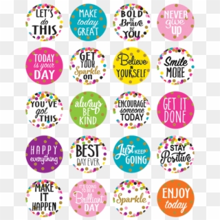 Confetti Words To Inspire Planner Stickers - Planner Stickers Words, HD Png Download