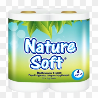 Nature Soft 4pk 219shts - Toilet Paper, HD Png Download