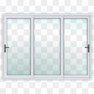 Glass Panel Png - 3 Panel Sliding Window, Transparent Png