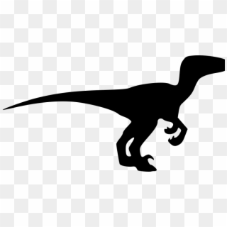 Black And White Images Of Dinosaurs 20 High Resolution - Velociraptor Silhouette, HD Png Download