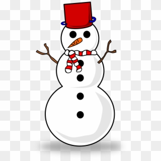 Snowman Clipart February - Snowman With No Background, HD Png Download