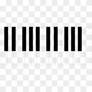 Digital Piano Musical Keyboard Computer Keyboard Octave - Two Octaves On A Piano, HD Png Download