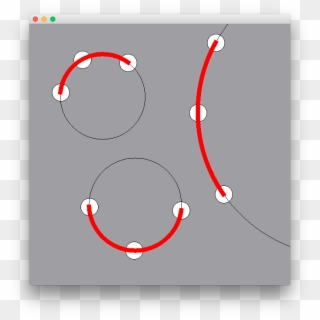 Qt Graphics Scene Three Points Circle - Qpainter Draw Arc, HD Png Download