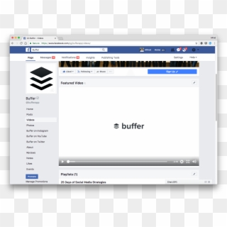 Buffer's Featured Video - Buffer, HD Png Download