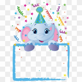 Marco Png Partido Azul Ni - Boy Birthday Frame Clipart, Transparent Png