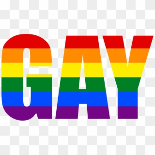 Gay Pride Flag Png - Gay Font Png, Transparent Png
