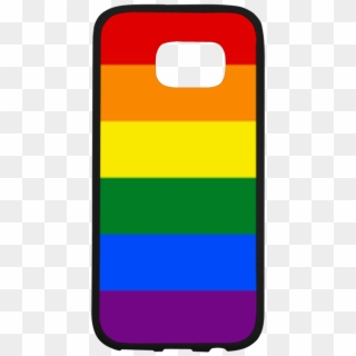 Gay Pride Rainbow Flag Stripes Rubber Case For Samsung - Mobile Phone Case, HD Png Download