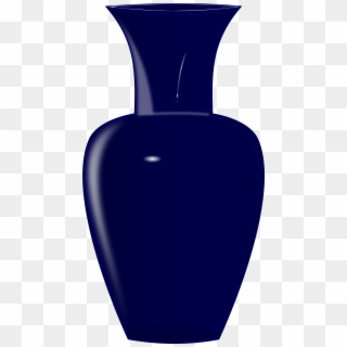 This Free Icons Png Design Of Blue Glass Vase, Transparent Png