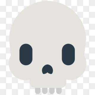 Skull Emoji Transparent - Skull Emoji Svg, HD Png Download