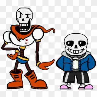 Papyrus And Sans Finally Reunited In Hd - Sans And Papyrus Png, Transparent Png