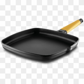 Castey Classic Yellow Griddle Yellow Handle - Frying Pan, HD Png Download