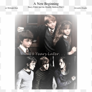 A New Beginning - Harry Potter And Ron And Hermione, HD Png Download