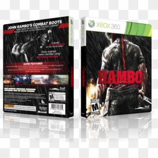 The Video Game Box Art Cover - John Rambo, HD Png Download
